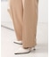 【オケージョンドレス/結婚式/3サイズ展開/SET ITEM/インナー付き/裏地付き】サイドタックベルト付スラックス