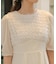 【オケージョンドレス/結婚式/2サイズ展開/SET ITEM/インナー付き/裏地付き】シャギー切替フレアーラインワンピース