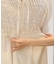 【オケージョンドレス/結婚式/2サイズ展開/SET ITEM/インナー付き/裏地付き】シャギー切替フレアーラインワンピース