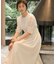 【オケージョンドレス/結婚式/2サイズ展開/SET ITEM/インナー付き/裏地付き】シャギー切替フレアーラインワンピース