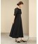 【オケージョンドレス/結婚式/2サイズ展開/SET ITEM/インナー付き/裏地付き】シャギー切替フレアーラインワンピース