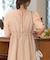 【オケージョンドレス/結婚式/2サイズ展開/SET ITEM/インナー付き/裏地付き】シャギー切替フレアーラインワンピース