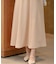 【オケージョンドレス/結婚式/2サイズ展開/SET ITEM/インナー付き/裏地付き】シャギー切替フレアーラインワンピース