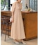 【オケージョンドレス/結婚式/2サイズ展開/SET ITEM/インナー付き/裏地付き】シャギー切替フレアーラインワンピース