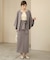 【オケージョンドレス/結婚式/2サイズ展開/SET ITEM/インナー付き/裏地付き】ケープ風ジャケット