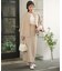 【オケージョンドレス/結婚式/2サイズ展開/SET ITEM/インナー付き/裏地付き】リボンセットＩラインスカート