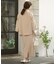 【オケージョンドレス/結婚式/2サイズ展開/SET ITEM/インナー付き/裏地付き】リボンセットＩラインスカート