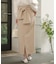 【オケージョンドレス/結婚式/2サイズ展開/SET ITEM/インナー付き/裏地付き】リボンセットＩラインスカート