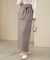 【オケージョンドレス/結婚式/2サイズ展開/SET ITEM/インナー付き/裏地付き】リボンセットＩラインスカート