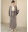 【オケージョンドレス/結婚式/2サイズ展開/SET ITEM/インナー付き/裏地付き】リボンセットＩラインスカート