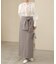 【オケージョンドレス/結婚式/2サイズ展開/SET ITEM/インナー付き/裏地付き】リボンセットＩラインスカート