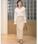 【オケージョンドレス/結婚式/2サイズ展開/SET ITEM/インナー付き/裏地付き】リボンセットＩラインスカート