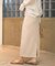 【オケージョンドレス/結婚式/2サイズ展開/SET ITEM/インナー付き/裏地付き】リボンセットＩラインスカート