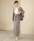 【オケージョンドレス/結婚式/2サイズ展開/SET ITEM/インナー付き/裏地付き】リボンセットＩラインスカート