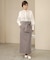 【オケージョンドレス/結婚式/2サイズ展開/SET ITEM/インナー付き/裏地付き】リボンセットＩラインスカート