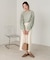 袖リボンシアーブラウス