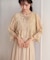 【オケージョンドレス/結婚式/2サイズ展開/SET ITEM/インナー付き/裏地付き】レースボレロ＋キャミワンピースＳＥＴ