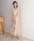 【オケージョンドレス/結婚式/2サイズ展開/SET ITEM/インナー付き/裏地付き】レースボレロ＋キャミワンピースＳＥＴ