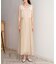 【オケージョンドレス/結婚式/2サイズ展開/SET ITEM/インナー付き/裏地付き】レースボレロ＋キャミワンピースＳＥＴ