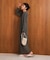 【低身長向けサイズあり】フラワージャガードカットワンピース