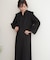 【オケージョンドレス/結婚式/2サイズ展開/SET ITEM/インナー付き/裏地付き】キーネックジャガードワンピース