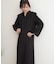 【オケージョンドレス/結婚式/2サイズ展開/SET ITEM/インナー付き/裏地付き】キーネックジャガードワンピース