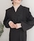 【オケージョンドレス/結婚式/2サイズ展開/SET ITEM/インナー付き/裏地付き】キーネックジャガードワンピース