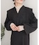 【オケージョンドレス/結婚式/2サイズ展開/SET ITEM/インナー付き/裏地付き】キーネックジャガードワンピース