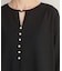 【オケージョンドレス/結婚式/SET ITEM/裏地付き】袖フレアジャガードブラウス