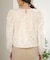 【オケージョンドレス/結婚式/2サイズ展開/SET ITEM/インナー付き/裏地付き】バテンレースブラウス