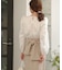 【オケージョンドレス/結婚式/2サイズ展開/SET ITEM/インナー付き/裏地付き】バテンレースブラウス