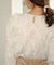 【オケージョンドレス/結婚式/2サイズ展開/SET ITEM/インナー付き/裏地付き】バテンレースブラウス