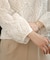 【オケージョンドレス/結婚式/2サイズ展開/SET ITEM/インナー付き/裏地付き】バテンレースブラウス