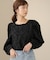 【オケージョンドレス/結婚式/2サイズ展開/SET ITEM/インナー付き/裏地付き】バテンレースブラウス