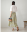 リバーシブルチェックスカート