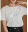 シルバーロゴプリントＴシャツ