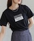 シルバーロゴプリントＴシャツ