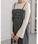 【S・Mサイズ展開】デニムギャザーキャミワンピース
