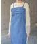 【S・Mサイズ展開】デニムギャザーキャミワンピース