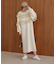 フリル使い裏毛ワンピース