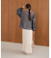 袖リボンシアーブラウス