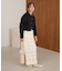 【S・Mサイズ展開】ミックス編みニットワンピース