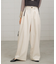 【S・Mサイズ展開】トリプルタックワイドパンツ