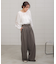 【S・Mサイズ展開】トリプルタックワイドパンツ