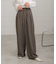 【S・Mサイズ展開】トリプルタックワイドパンツ