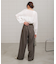 【S・Mサイズ展開】トリプルタックワイドパンツ