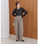 【S・Mサイズ展開】トリプルタックワイドパンツ
