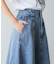 ライトデニムフレアパンツ