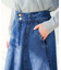 ライトデニムフレアパンツ