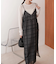 【S・Mサイズ展開】シアーチェックキャミワンピース